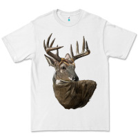 White white tailed buck deer head Premium Tee - LillyAllenDesigns