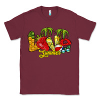 Burgundy love summer Classic Tee - RacoonDesign