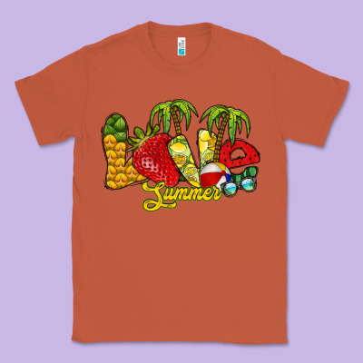 Love Summer Classic Tee Designed By Racoondesign