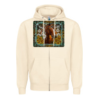 Sandshell Western Horse Mouse Pad Zipper Hoodie - CowhideDigitalArt