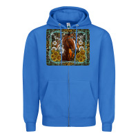 True Royal Western Horse Mouse Pad Zipper Hoodie - CowhideDigitalArt