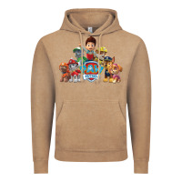 Vintage Coffee Paw GIFT Patrol  11 Vintage Hoodie - lanVoArt