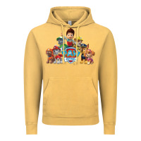 Vintage Mustard Paw GIFT Patrol  11 Vintage Hoodie - lanVoArt