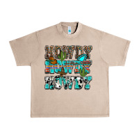 French Oak Western Howdy Howdy Howdy Urban Heavy Tee - HowdyJamesFarm