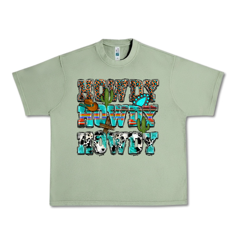 Western Howdy Howdy Howdy Urban Heavy Tee by HowdyJamesFarm | Teevron