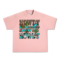 Salmon Western Howdy Howdy Howdy Urban Heavy Tee - HowdyJamesFarm
