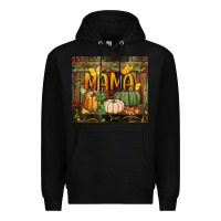 Black mama pumpkin tumbler Premium Hoodie - BundleAndBundleShop