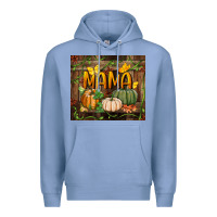 Colony Blue mama pumpkin tumbler Premium Hoodie - BundleAndBundleShop