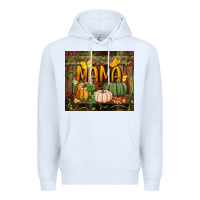 White mama pumpkin tumbler Premium Hoodie - BundleAndBundleShop