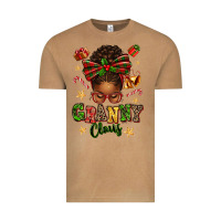 Vintage Camel granny claus afro messy bun Vintage Tee - texasbilliewilder