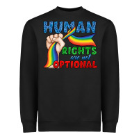 Black Human Rights Are Not Optional Heavyweight Sweatshirt - BundleAndBundleShop