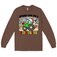 Chestnut nothing runs like a reindeere Long Sleeve Tee - CowGirlArtShop