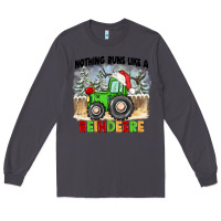 Smoke nothing runs like a reindeere Long Sleeve Tee - CowGirlArtShop