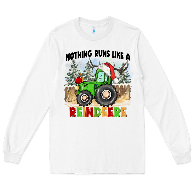 Nothing Runs Like A Reindeere Long Sleeve Tee by CowGirlArtShop | Teevron