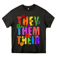 They Them Their Pride Lgbtq Heavy Core Tee | Teevron