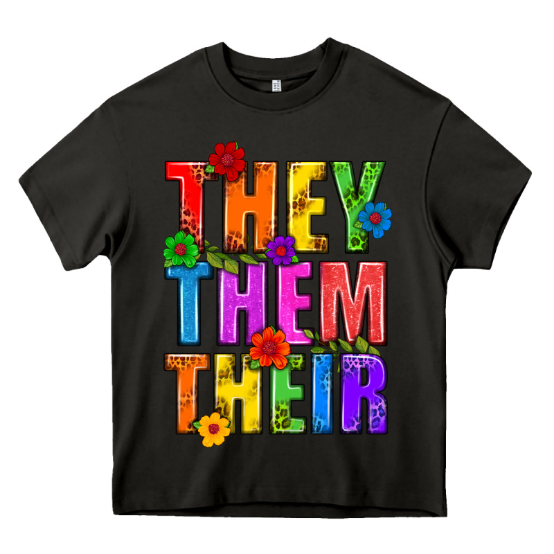 They Them Their Pride Lgbtq Heavy Core Tee by BundleAndBundleShop | Teevron