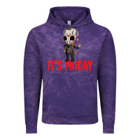 Cloud Purple Funny Friday 13th Funny Halloween Horror Vintage Hoodie - lanVoArt