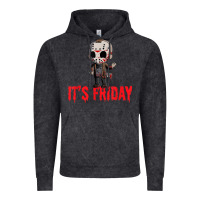 Vintage Black Funny Friday 13th Funny Halloween Horror Vintage Hoodie - lanVoArt