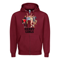 Burgundy Lover Gifts Derry Girls Gift For Movie Fans Zipper Hoodie - lanVoArt