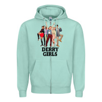 Seafoam Lover Gifts Derry Girls Gift For Movie Fans Zipper Hoodie - lanVoArt