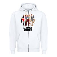 White Lover Gifts Derry Girls Gift For Movie Fans Zipper Hoodie - lanVoArt