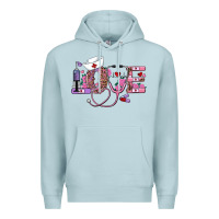 Blue Mist valentines day nurse love Premium Hoodie - RanaPortraitStore