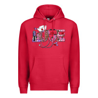 Cardinal valentines day nurse love Premium Hoodie - RanaPortraitStore