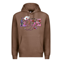Chestnut valentines day nurse love Premium Hoodie - RanaPortraitStore