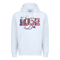 White valentines day nurse love Premium Hoodie - RanaPortraitStore