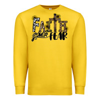 Lemon faith over fear Premium Sweatshirt - CowhideDigitalArt