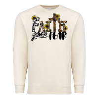 Sandshell faith over fear Premium Sweatshirt - CowhideDigitalArt