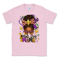Bubblegum Pink mardi gras mama afro messy bun Classic Tee - texasbilliewilder