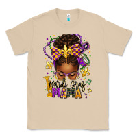 Mushroom mardi gras mama afro messy bun Classic Tee - texasbilliewilder