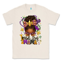 Natural mardi gras mama afro messy bun Classic Tee - texasbilliewilder