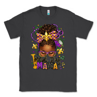 Smoke mardi gras mama afro messy bun Classic Tee - texasbilliewilder