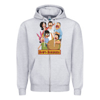 Bobs Family Portrait Zipper Hoodie | Teevron