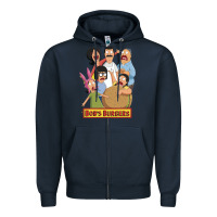 Navy bobs family portrait Zipper Hoodie - lanVoArt