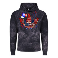 Cloud Black Gnome with 4th Of July elements Vintage Hoodie - HowdyJamesFarm