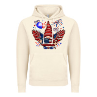 Vintage Artic Gnome with 4th Of July elements Vintage Hoodie - HowdyJamesFarm