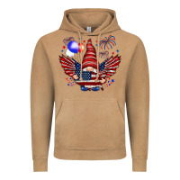 Vintage Camel Gnome with 4th Of July elements Vintage Hoodie - HowdyJamesFarm