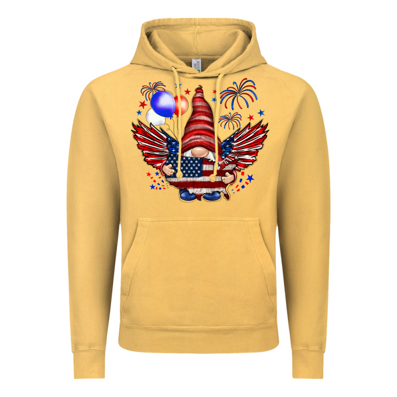 Gnome With 4th Of July Elements Vintage Hoodie by HowdyJamesFarm | Teevron