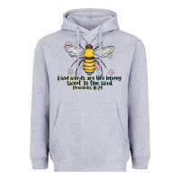 Heather Grey Kinda Words Are Like Honey Sweet To The Soul Heavyweight Hoodie - CowhideDigitalArt
