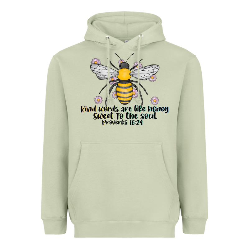 Kinda Words Are Like Honey Sweet To The Soul Heavyweight Hoodie by CowhideDigitalArt | Teevron