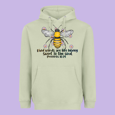 Kinda Words Are Like Honey Sweet To The Soul Heavyweight Hoodie Designed By Cowhidedigitalart