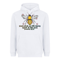 White Kinda Words Are Like Honey Sweet To The Soul Heavyweight Hoodie - CowhideDigitalArt