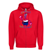 Red Funny Men Are You Feeling It Now Mr Krabs Gifts For Music Fans 1 Zipper Hoodie - lanVoArt