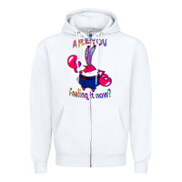 White Funny Men Are You Feeling It Now Mr Krabs Gifts For Music Fans 1 Zipper Hoodie - lanVoArt