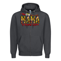 Smoke this mama is raising ballers softball and baseball Zipper Hoodie - CowhideDigitalArt