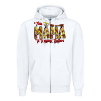 White this mama is raising ballers softball and baseball Zipper Hoodie - CowhideDigitalArt