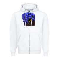 White 1886 Crescent Hotel Eureka Springs Arkansas USA Halloween Haunted Bat  Zipper Hoodie - lanVoArt